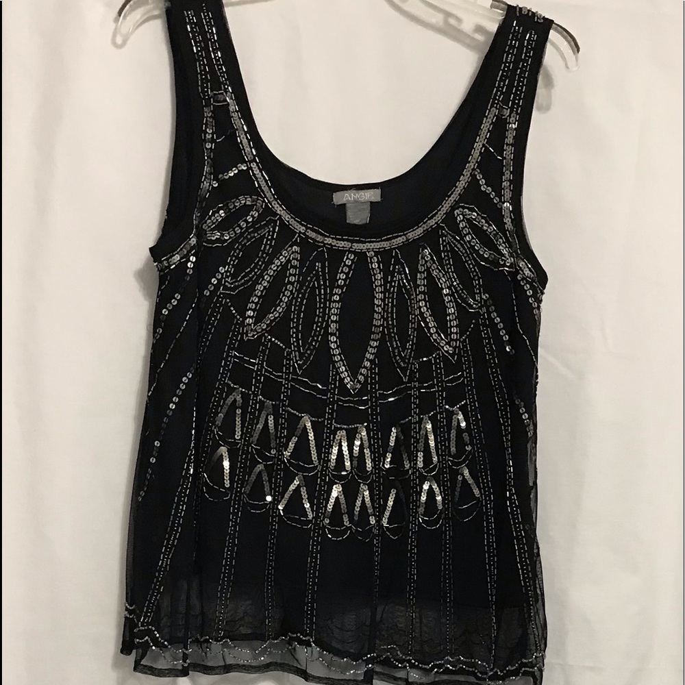 Sear dressy top. Beaded